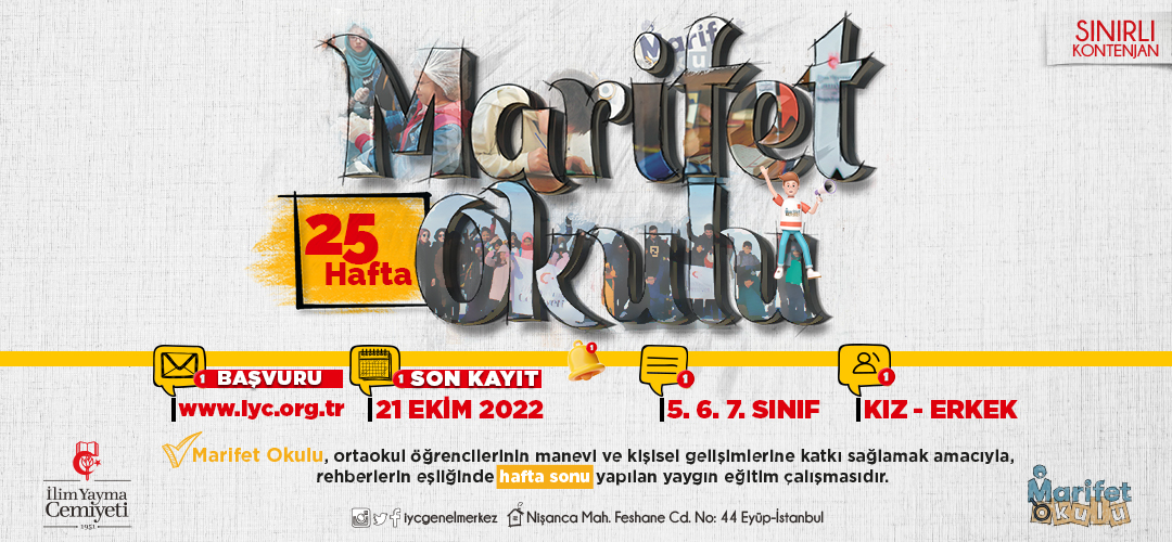 MARİFET OKULU BAŞVURULARI BAŞLADI... resim